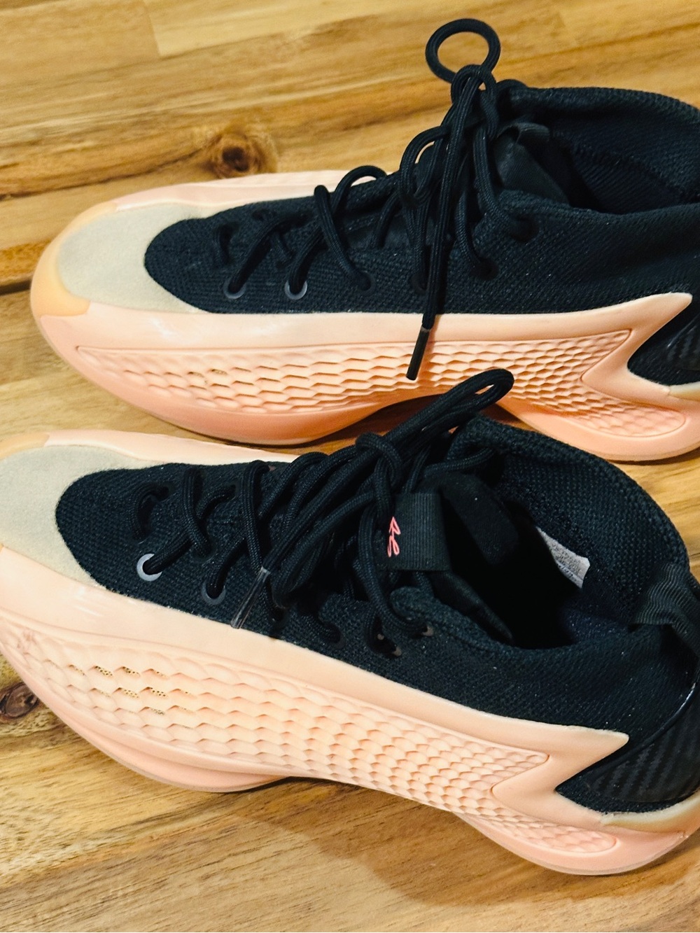 Adidas AE 1 “With Love” Sneakers in Peach and Black